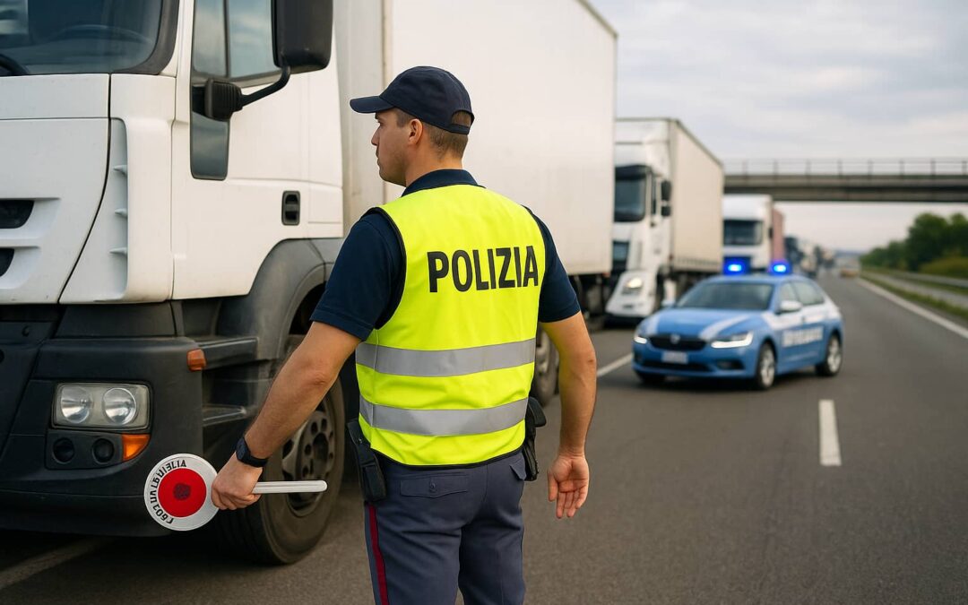 Controlli a tappeto per camion e autobus in tutta Europa: attenzione a tachigrafo e tempi di guida