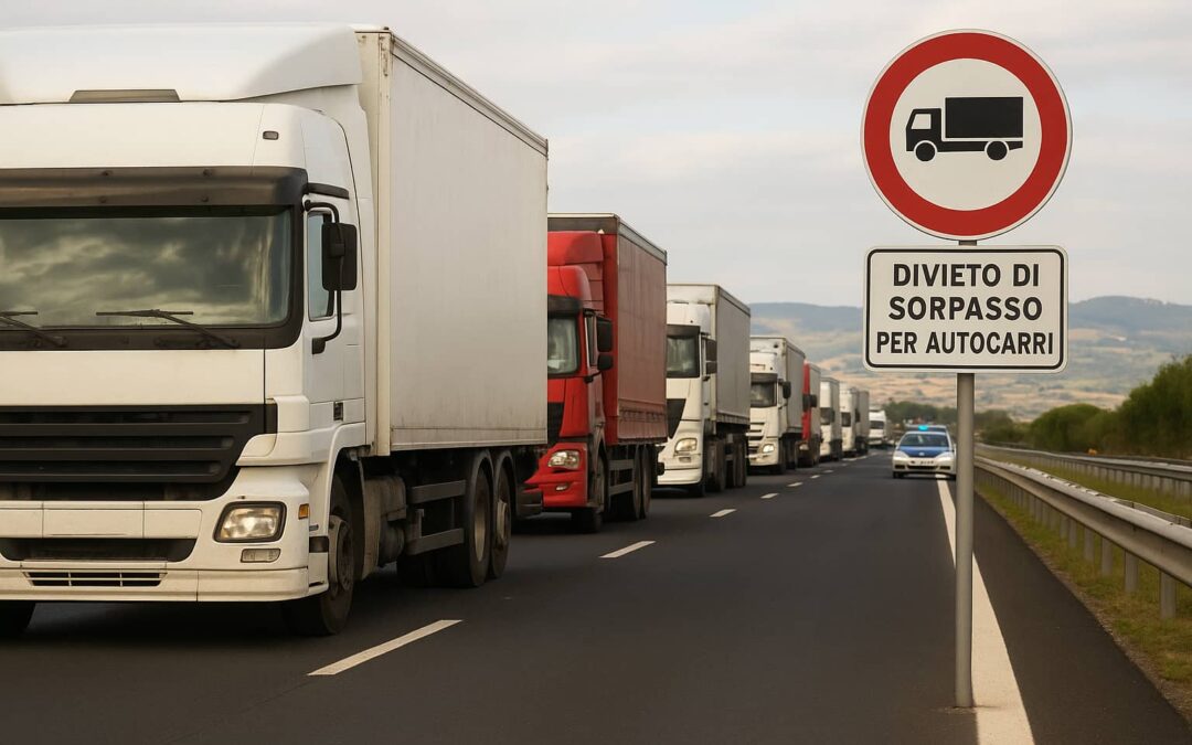 A1, scatta il divieto di sorpasso per i Tir. CNA Fita: “Non colpevolizzate gli autotrasportatori, servono strade migliori”