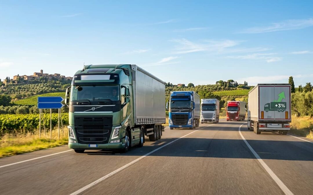 Mercato camion: le vendite crescono del 3%, ma a spingere sono solo i trattori stradali